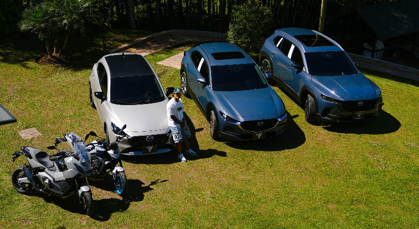 Premio mayor: 3 Mazda + 2 motos